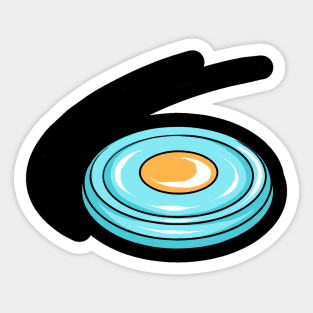 Flying Disc Sticker